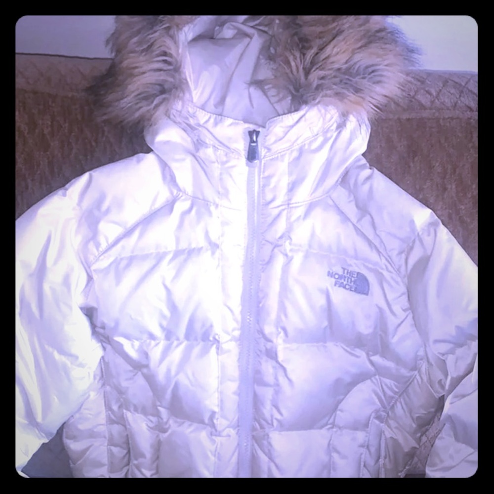 The North face coat with fur hood